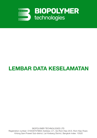 Lembar Data Keselamatan BMG-SPO
