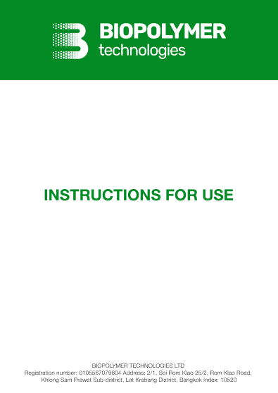 Instructions for use of BMG-C4
