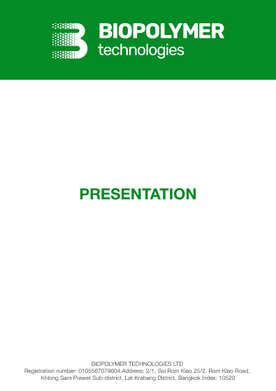 Presentation Reagents for palm oil extraction